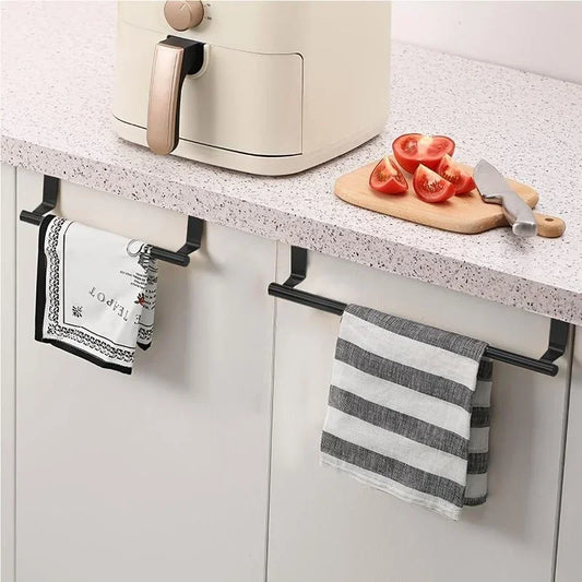 Easy-Use Over Cabinet Towel Rack